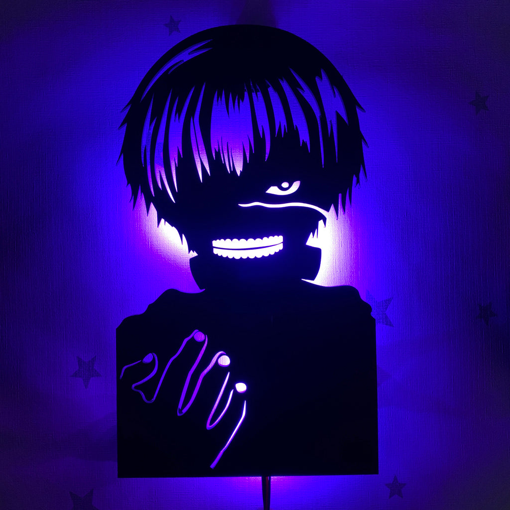 Tokyo Ghoul Ken Kaneki anime silhouette light