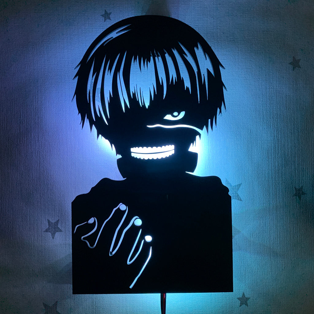 Tokyo Ghoul Ken Kaneki anime silhouette light