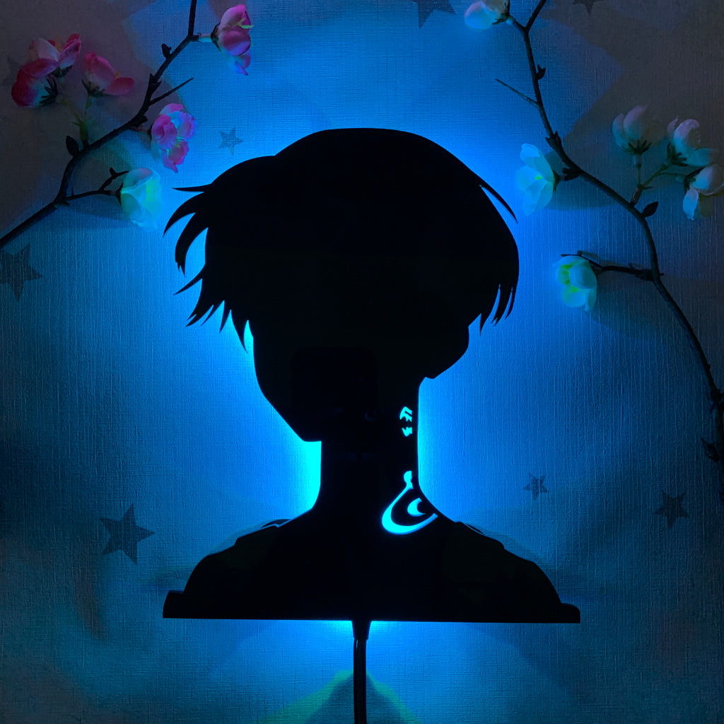 Tokyo Revengers Mikey tattoo anime silhouette light