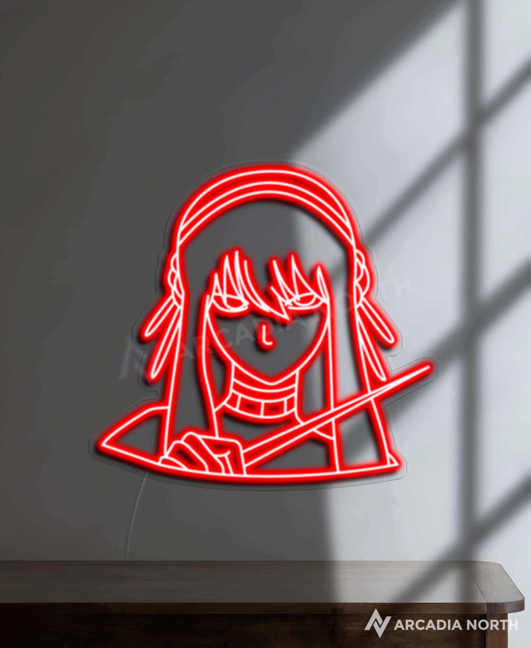 Spy x Family Yor Forger anime neon sign by Arcadia North