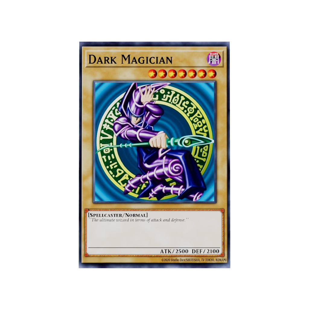 Yu-Gi-Oh! Dark Magician card anime acrylic poster 3D model by Arcadia North. Acrylic wall art printed on acrylic.