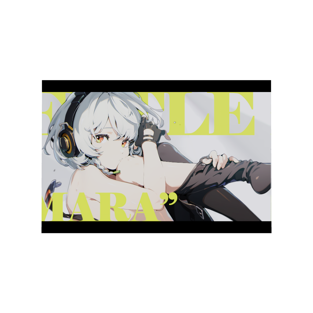 Hoyoverse Zenless Zone Zero ZZZ gaming acrylic poster by Arcadia North. Anby M6 Mindscape Cinema artwork. Acrylic wall art printed on acrylic.