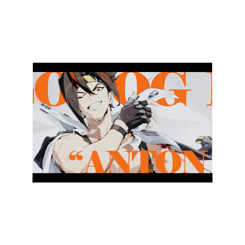 Hoyoverse Zenless Zone Zero ZZZ gaming acrylic poster by Arcadia North. Anton M6 Mindscape Cinema artwork. Acrylic wall art printed on acrylic.