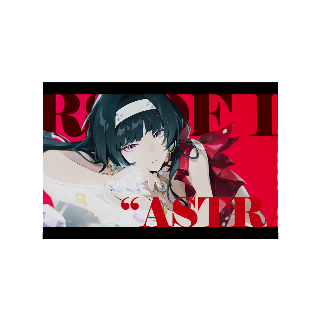 Hoyoverse Zenless Zone Zero ZZZ gaming acrylic poster by Arcadia North. Astra Yao M6 Mindscape Cinema artwork. Acrylic wall art printed on acrylic.