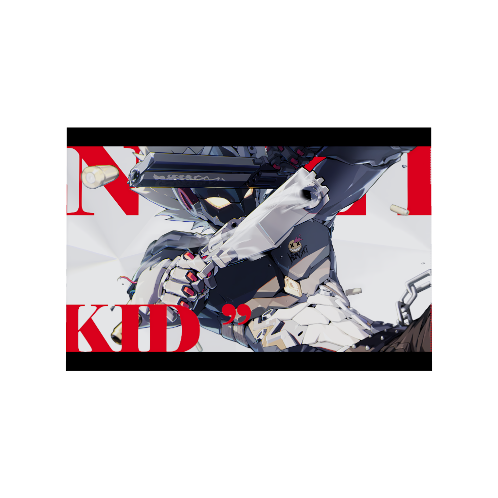 Hoyoverse Zenless Zone Zero ZZZ gaming acrylic poster by Arcadia North. Billy M6 Mindscape Cinema artwork. Acrylic wall art printed on acrylic.