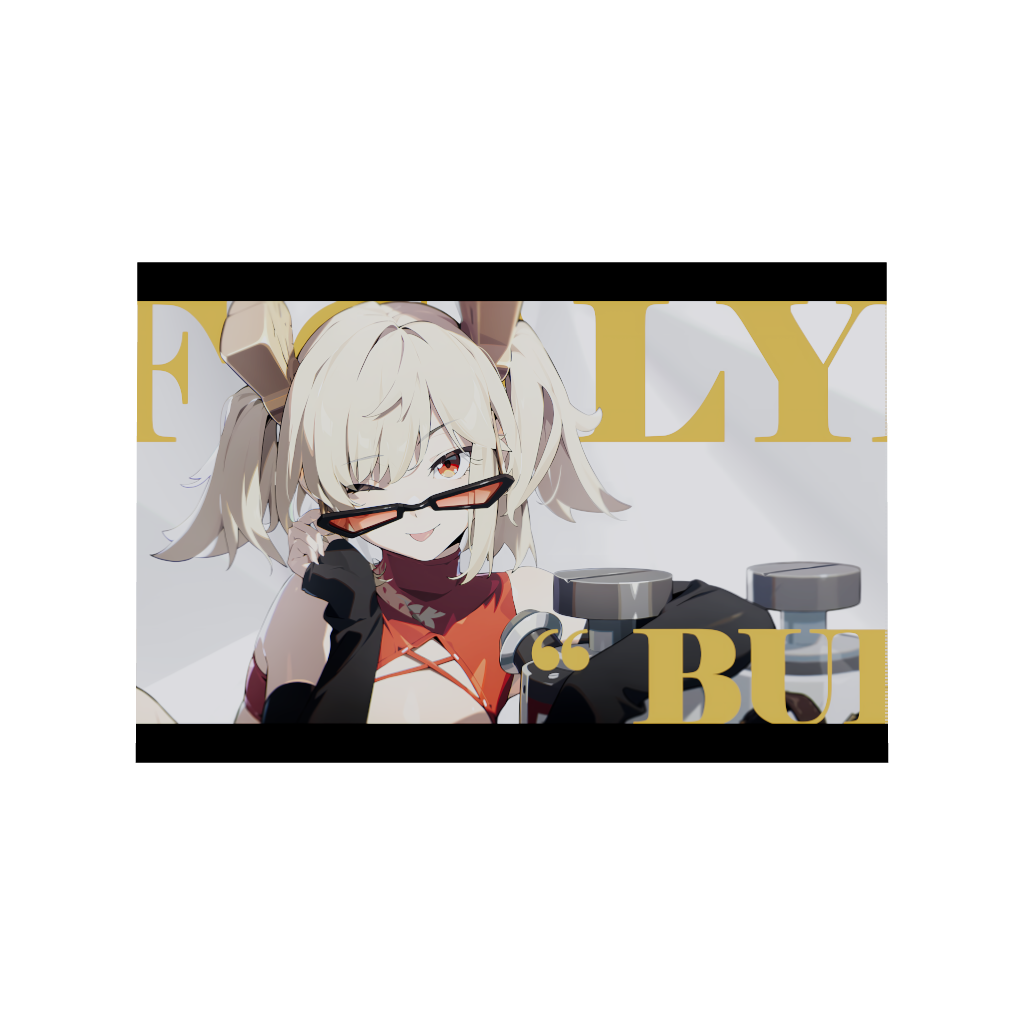 Hoyoverse Zenless Zone Zero ZZZ gaming acrylic poster by Arcadia North. Burnice M6 Mindscape Cinema artwork. Acrylic wall art printed on acrylic.