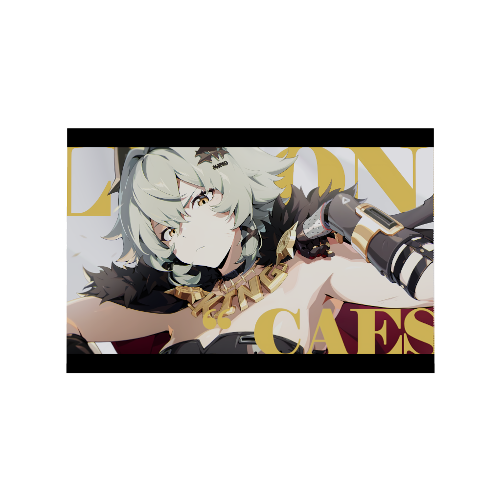 Hoyoverse Zenless Zone Zero ZZZ gaming acrylic poster by Arcadia North. Caesar M6 Mindscape Cinema artwork. Acrylic wall art printed on acrylic.