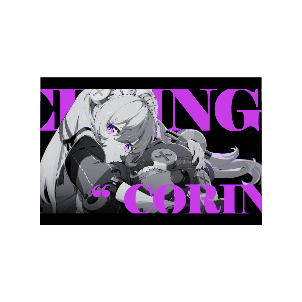 Hoyoverse Zenless Zone Zero ZZZ gaming acrylic poster by Arcadia North. Corin M3 Mindscape Cinema artwork. Acrylic wall art printed on acrylic.