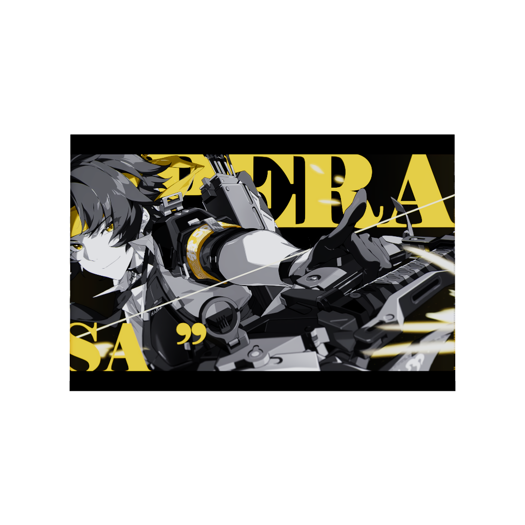 Hoyoverse Zenless Zone Zero ZZZ gaming acrylic poster by Arcadia North. Harumasa M3 Mindscape Cinema artwork. Acrylic wall art printed on acrylic.