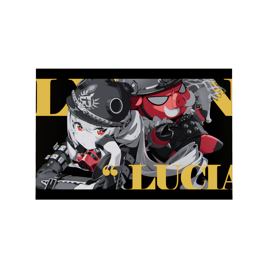 Hoyoverse Zenless Zone Zero ZZZ gaming acrylic poster by Arcadia North. Lucy M3 Mindscape Cinema artwork. Acrylic wall art printed on acrylic.