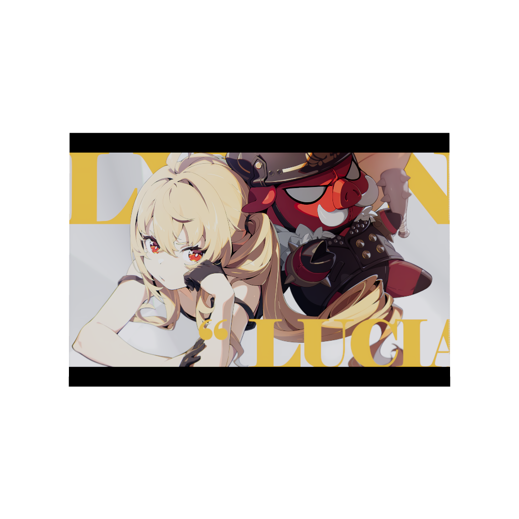 Hoyoverse Zenless Zone Zero ZZZ gaming acrylic poster by Arcadia North. Lucy M6 Mindscape Cinema artwork. Acrylic wall art printed on acrylic.