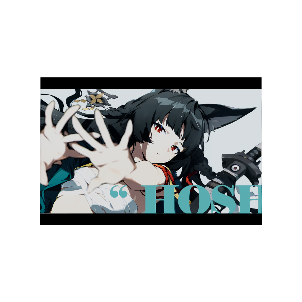 Hoyoverse Zenless Zone Zero ZZZ gaming acrylic poster by Arcadia North. Miyabi M6 Mindscape Cinema artwork. Acrylic wall art printed on acrylic.