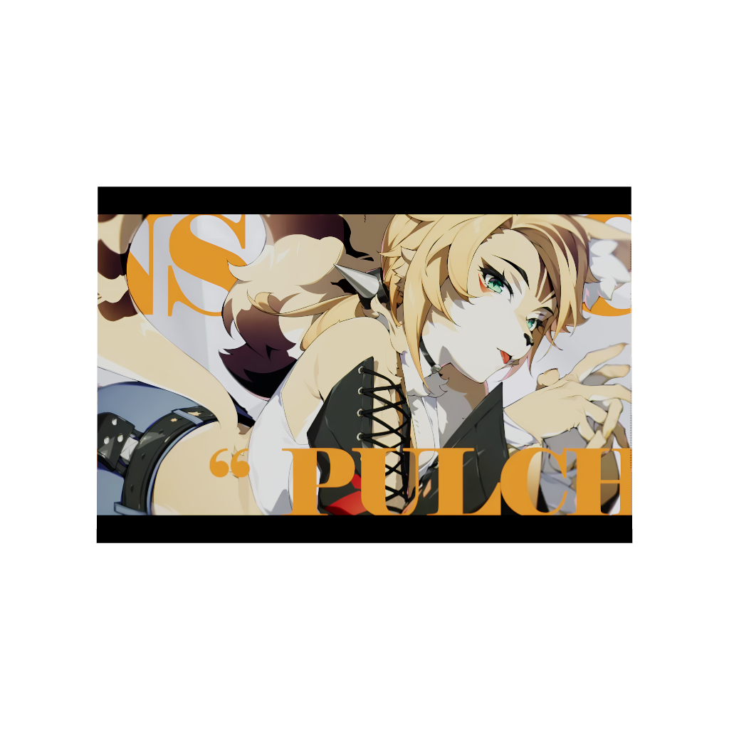 Hoyoverse Zenless Zone Zero ZZZ gaming acrylic poster by Arcadia North. Pulchra M6 Mindscape Cinema artwork. Acrylic wall art printed on acrylic.