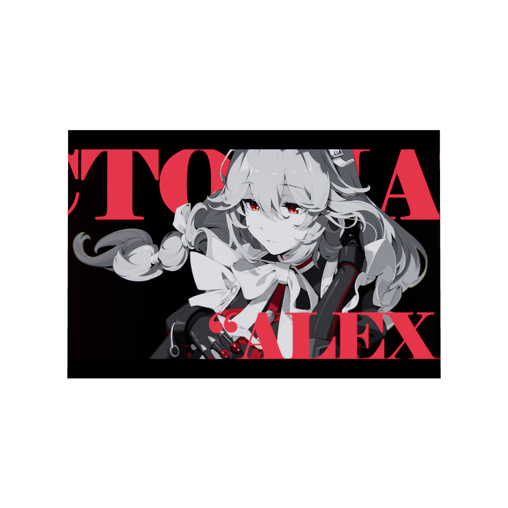 Hoyoverse Zenless Zone Zero ZZZ gaming acrylic poster by Arcadia North. Rina M3 Mindscape Cinema artwork. Acrylic wall art printed on acrylic.