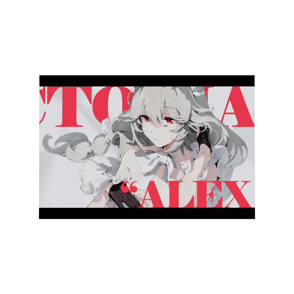 Hoyoverse Zenless Zone Zero ZZZ gaming acrylic poster by Arcadia North. Rina M6 Mindscape Cinema artwork. Acrylic wall art printed on acrylic.