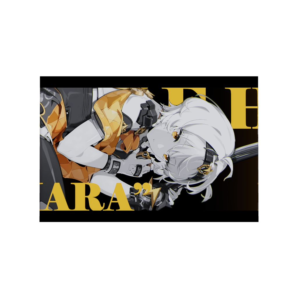 Hoyoverse Zenless Zone Zero ZZZ gaming acrylic poster by Arcadia North. Soldier 0 S0 Anby M3 Mindscape Cinema artwork. Acrylic wall art printed on acrylic.