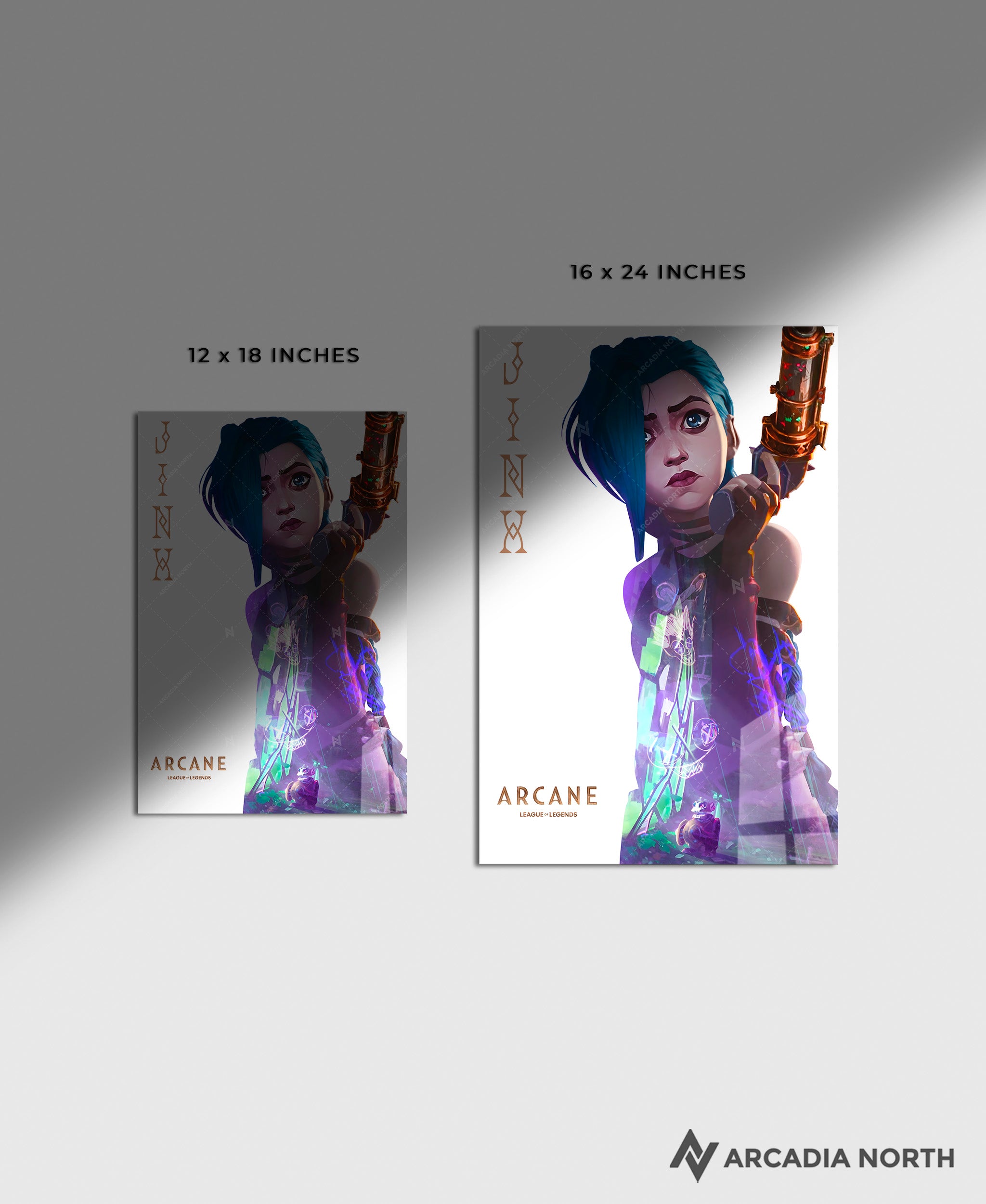 Arcane [League of Legends] | Jinx Acrylic Poster