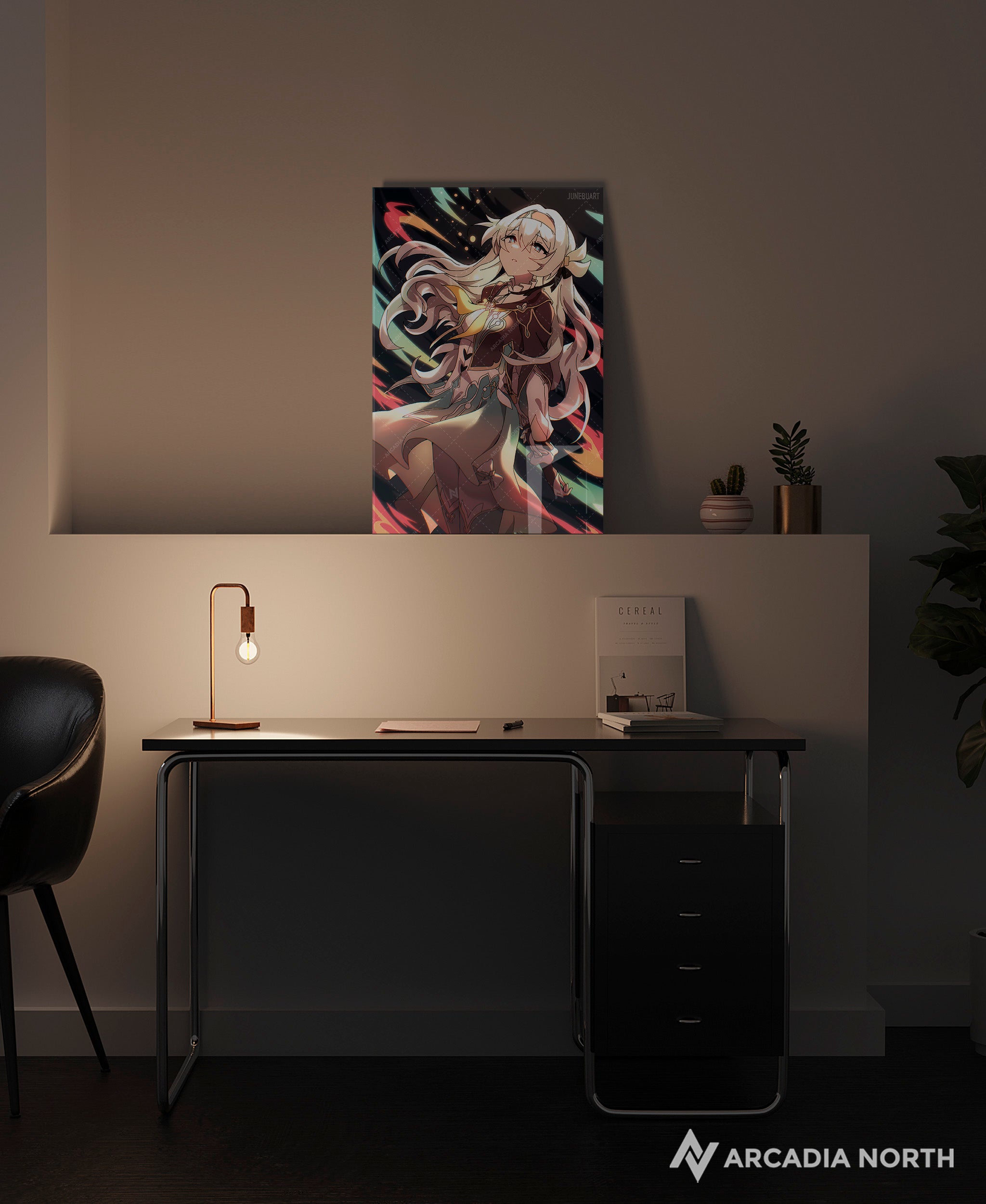 Honkai: Star Rail Acrylic Poster | Firefly by Junebu Art