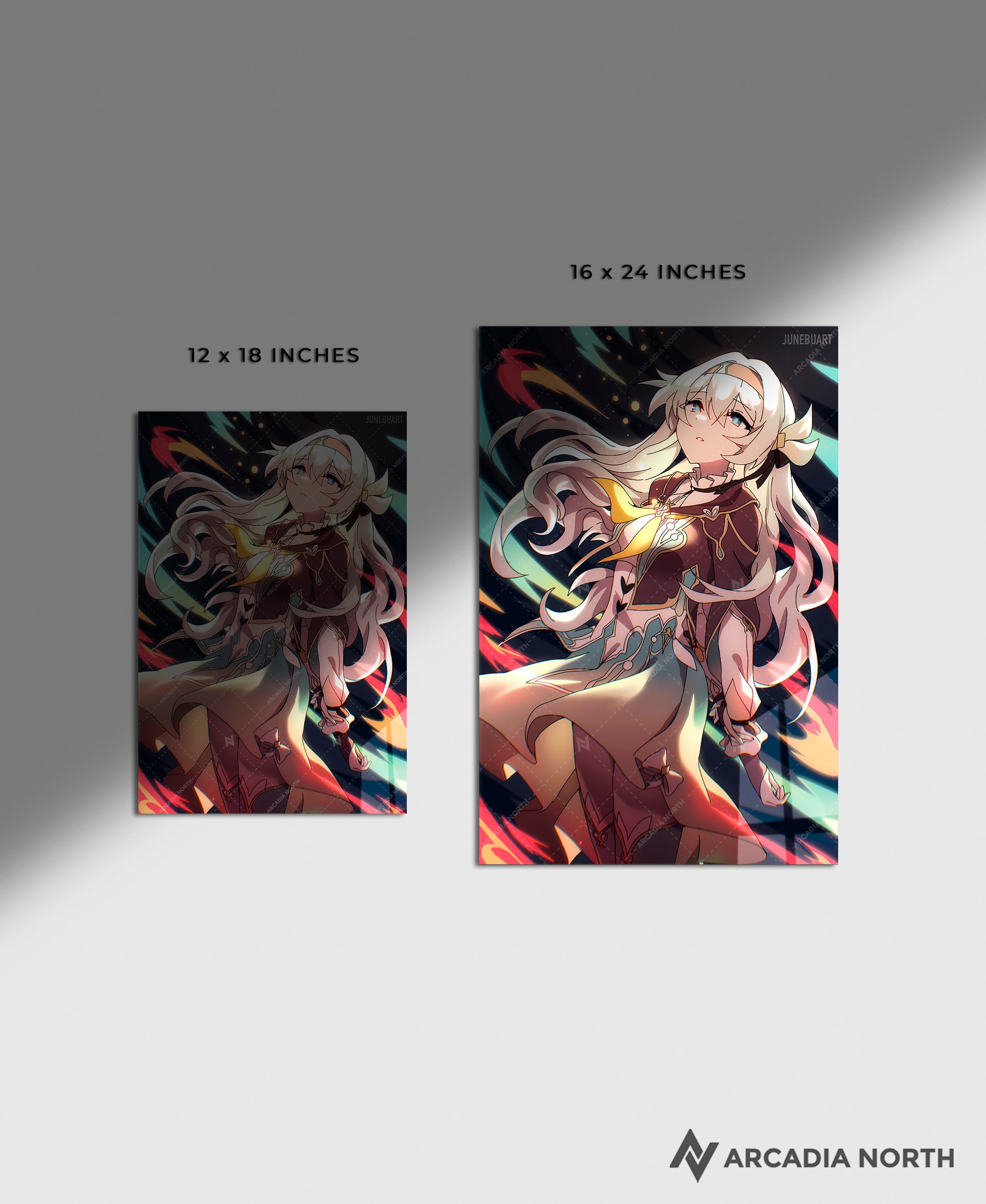 Honkai: Star Rail Acrylic Poster | Firefly by Junebu Art