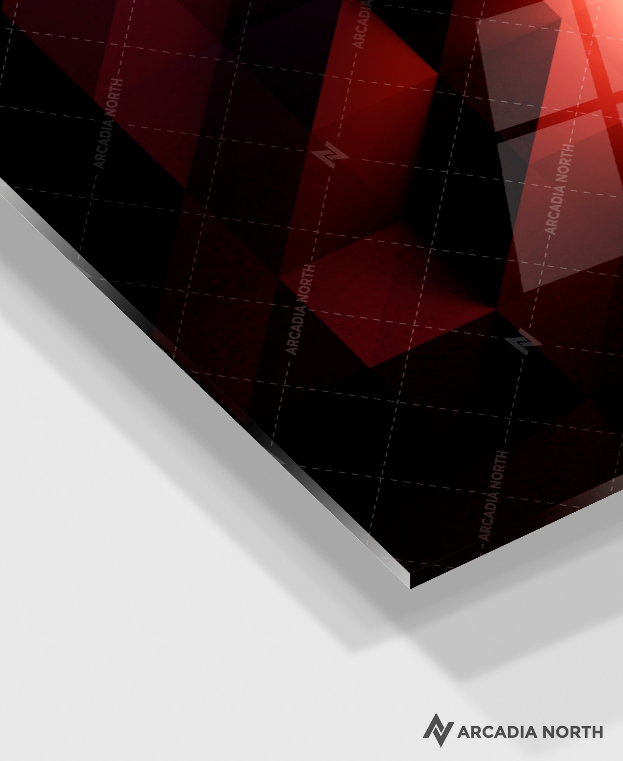 Sony PlayStation neon controller symbols/icons acrylic poster by Arcadia North – premium gaming wall art printed on glossy acrylic.