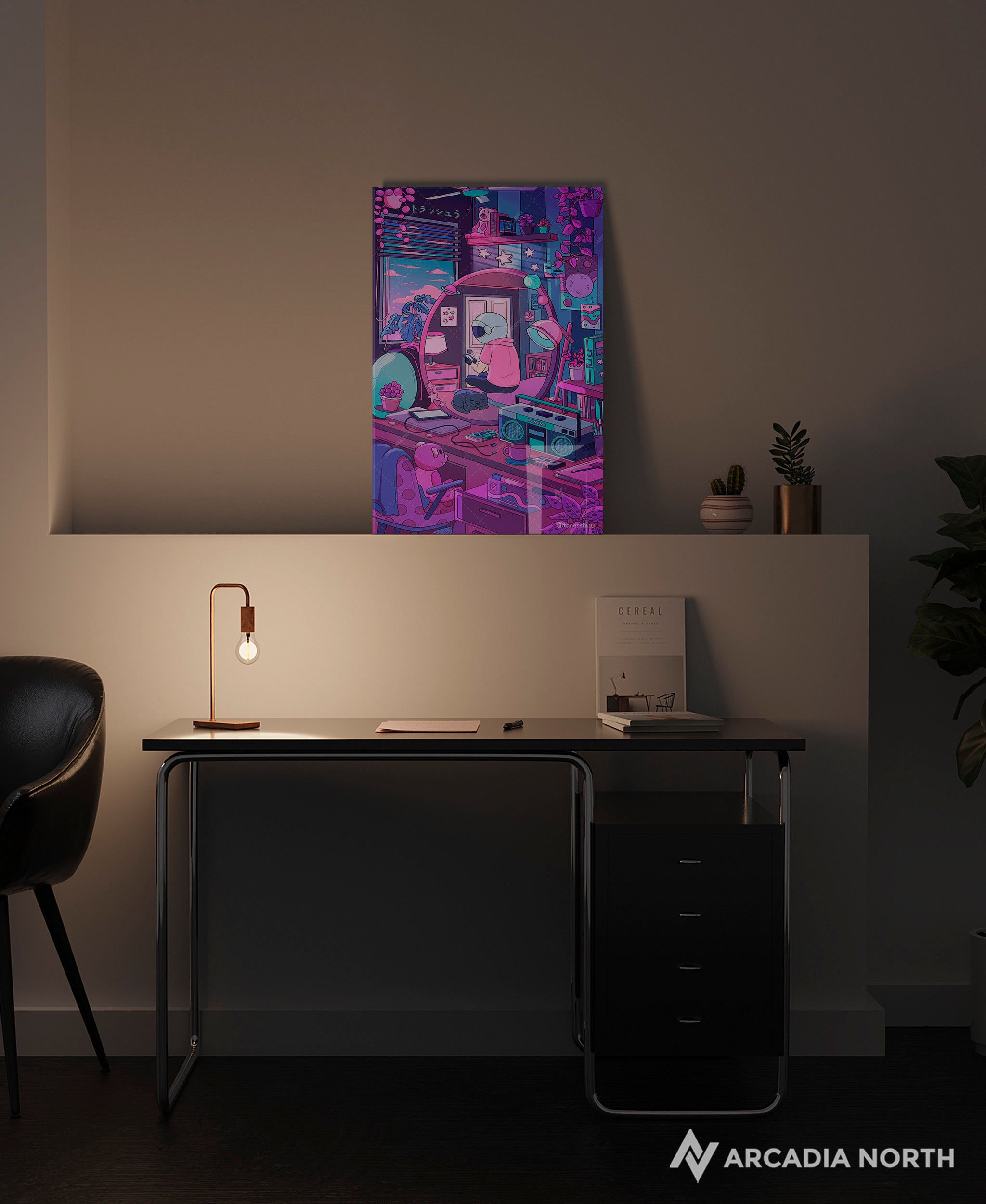 Acrylic Poster | Cosmic Chill by Torasshuu
