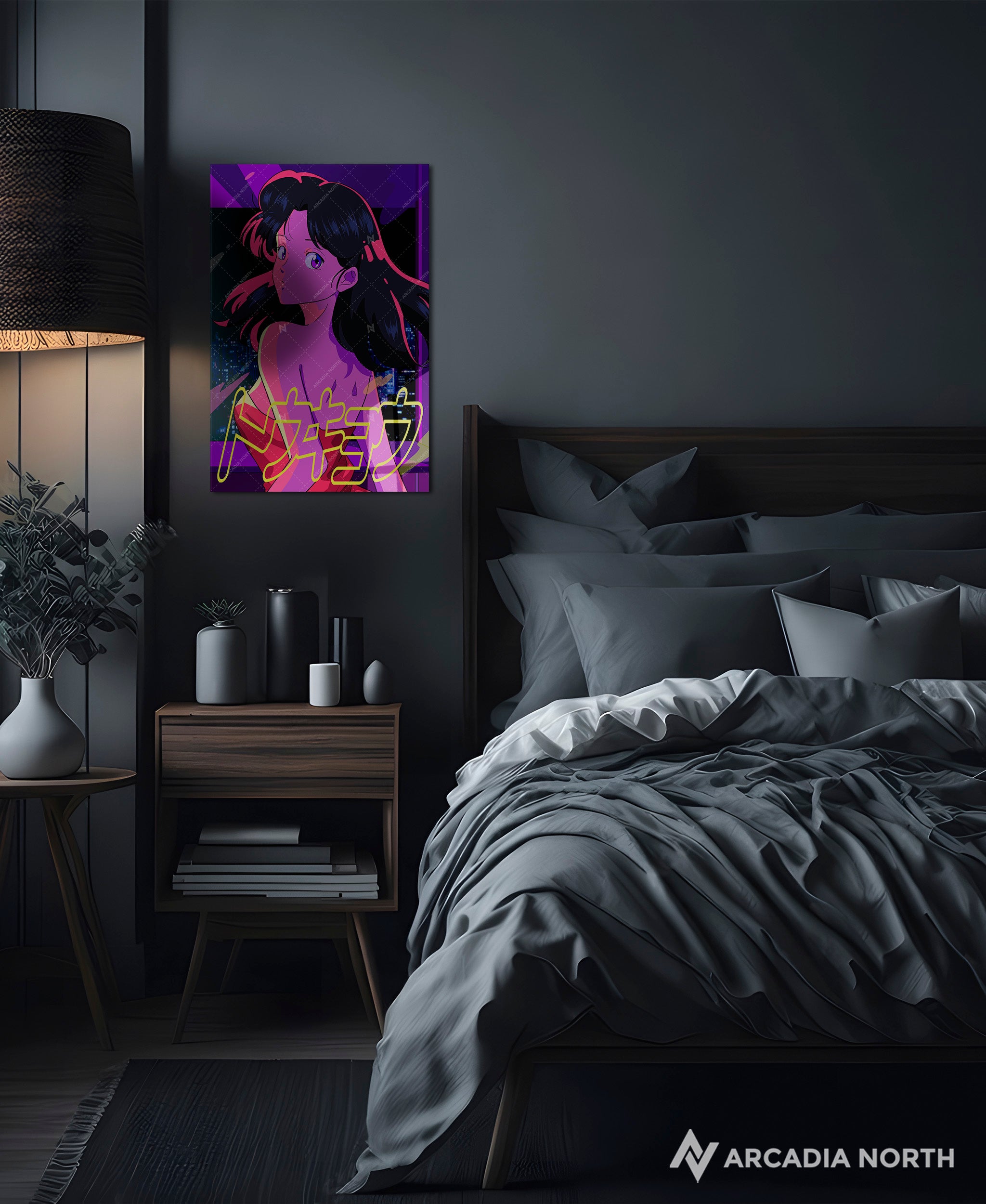 OC/ポスター Amazon.com: Cool Anime Whale Cool Canvas Poster,Abstract Japanese