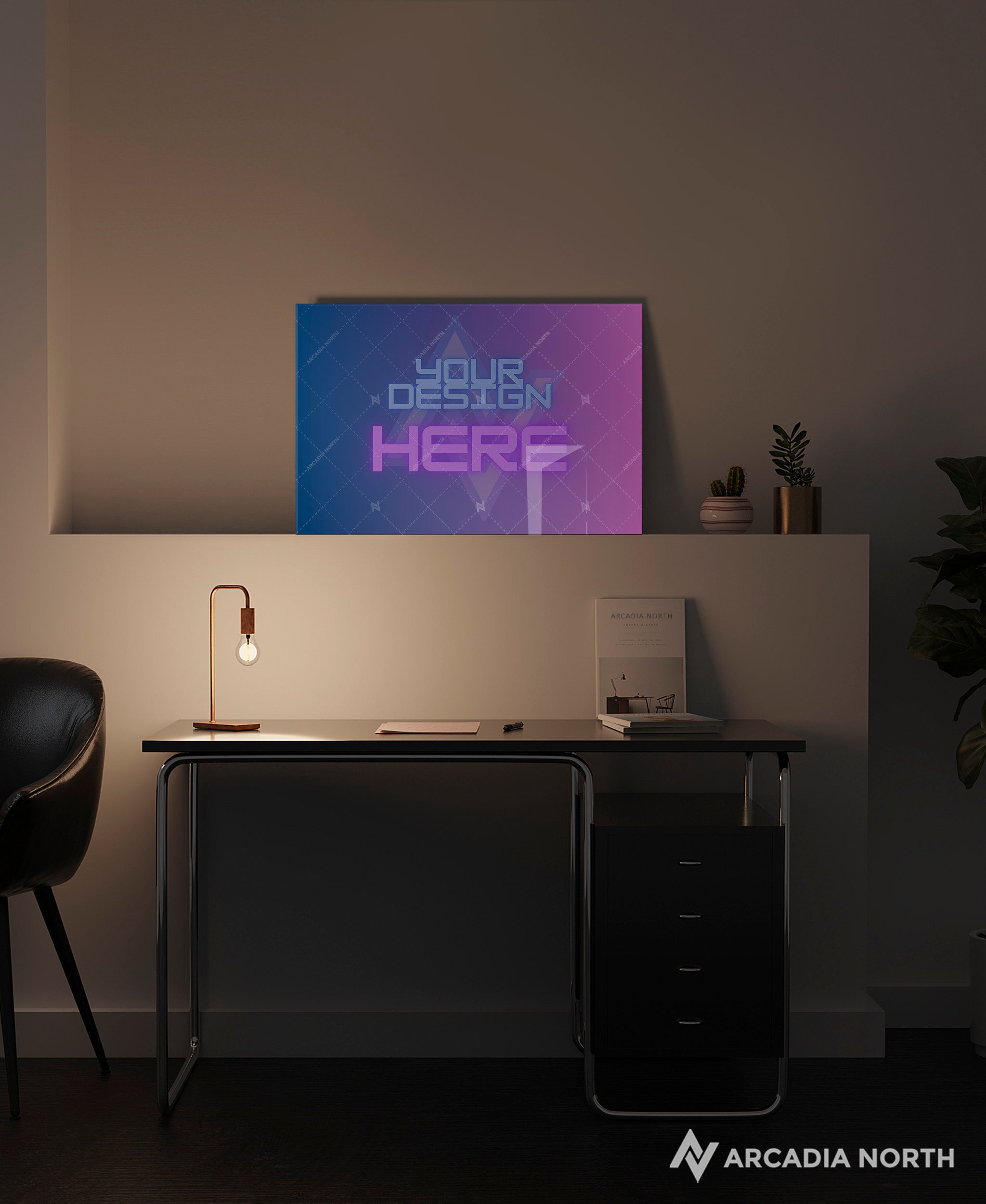Arcadia North's premium custom acrylic poster. Upload your own design. Acrylic wall art printed on acrylic. Make your own custom acrylic print.