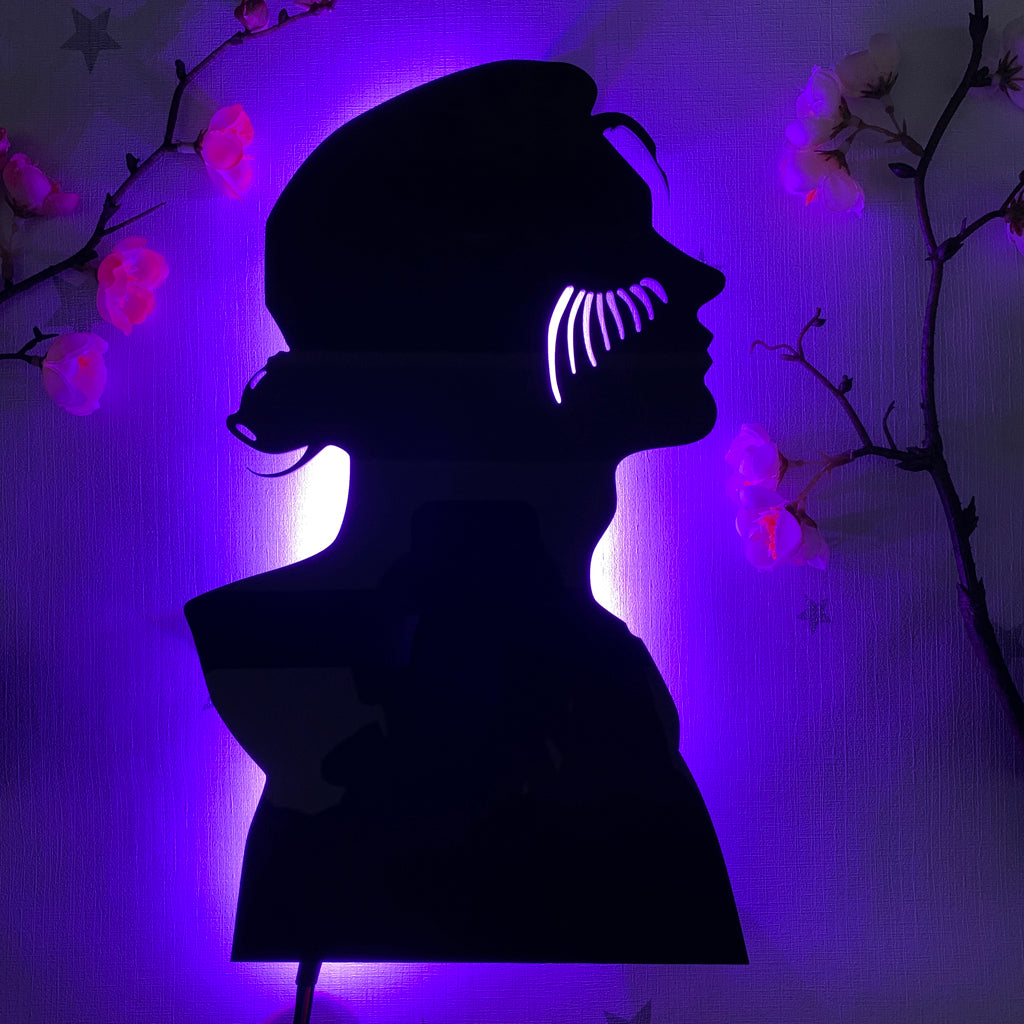 Attack on Titan Eren Yeager anime silhouette light
