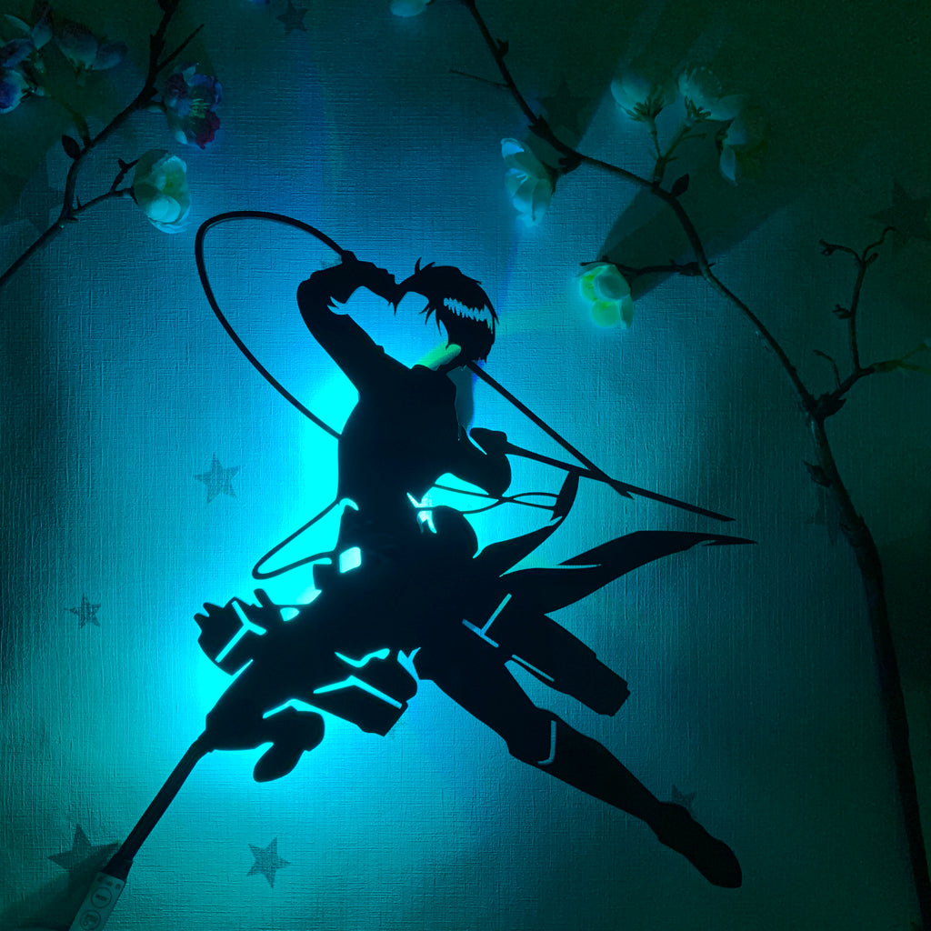 Attack on Titan | Levi Ackerman v3 - Anime Silhouette Light