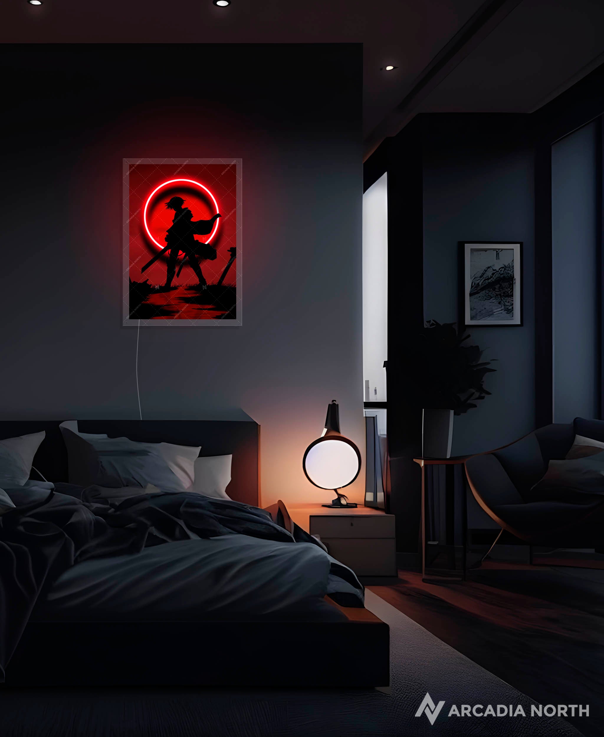 Attack on Titan | Levi Moon - AURALIGHT™ LED Poster
