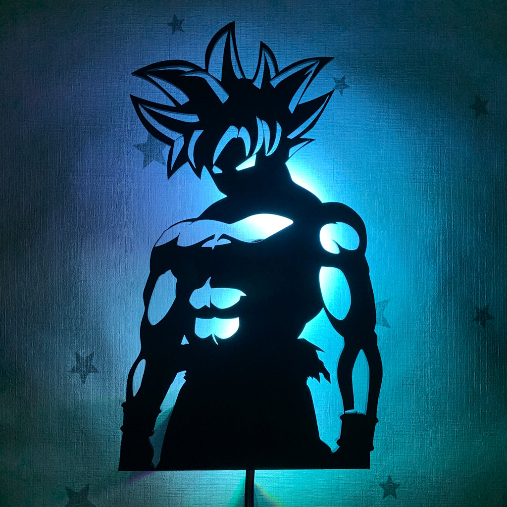 Dragon Ball Goku anime silhouette light