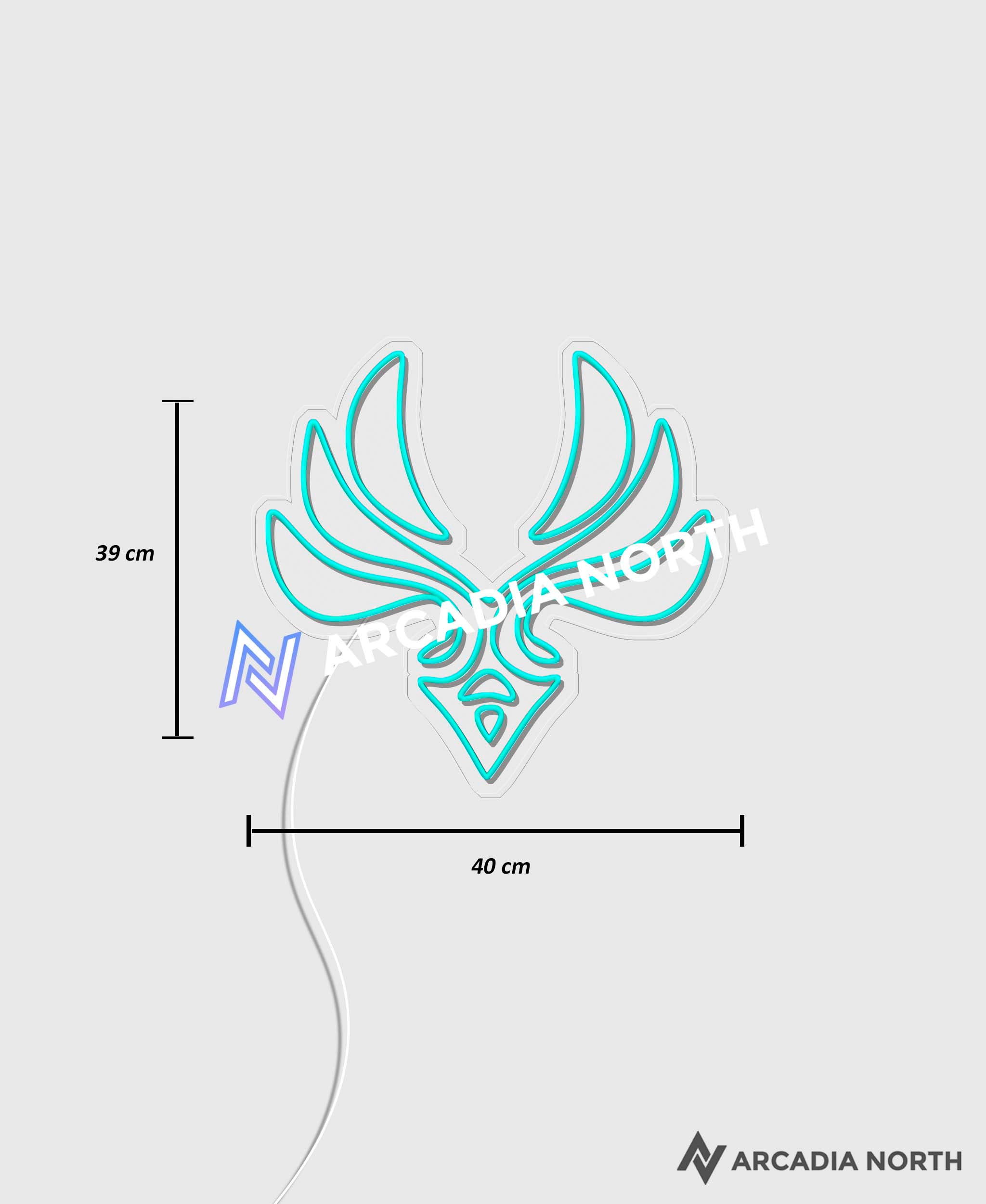 Genshin Impact Anemo symbol gaming neon sign by Arcadia North