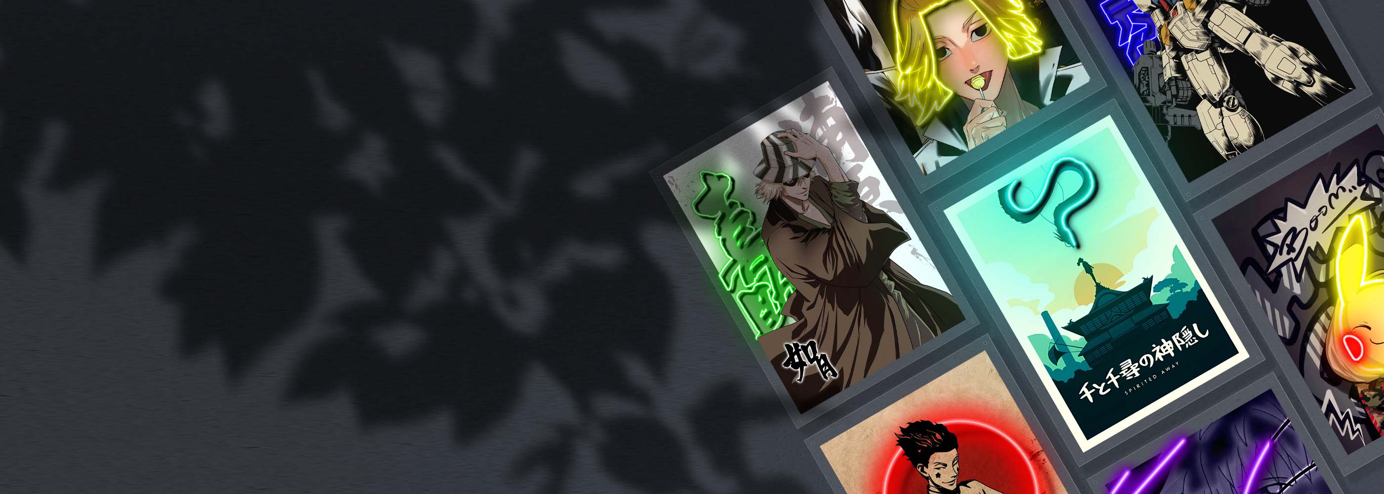 Anime neon signs and anime LED neon posters
