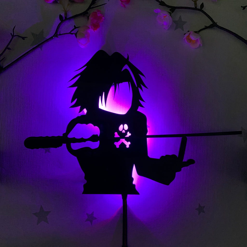 Hunter x Hunter Feitan anime silhouette light