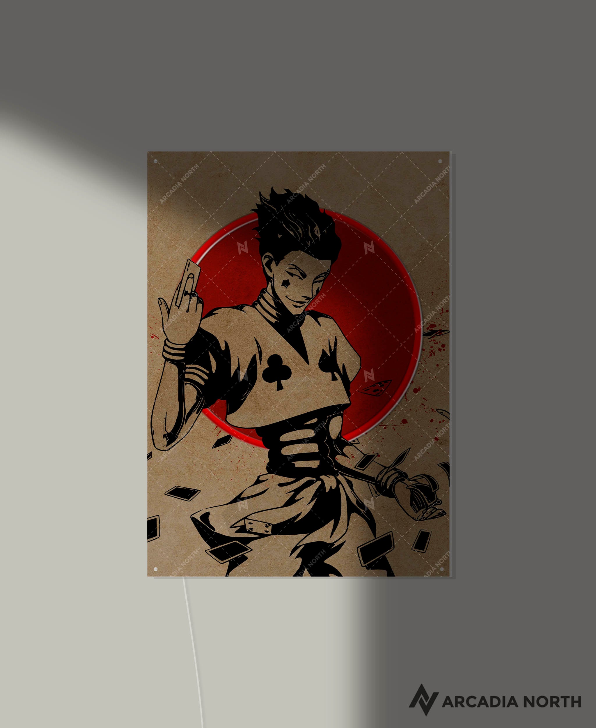 Hunter x Hunter | Hisoka Moon - AURALIGHT™ LED Poster