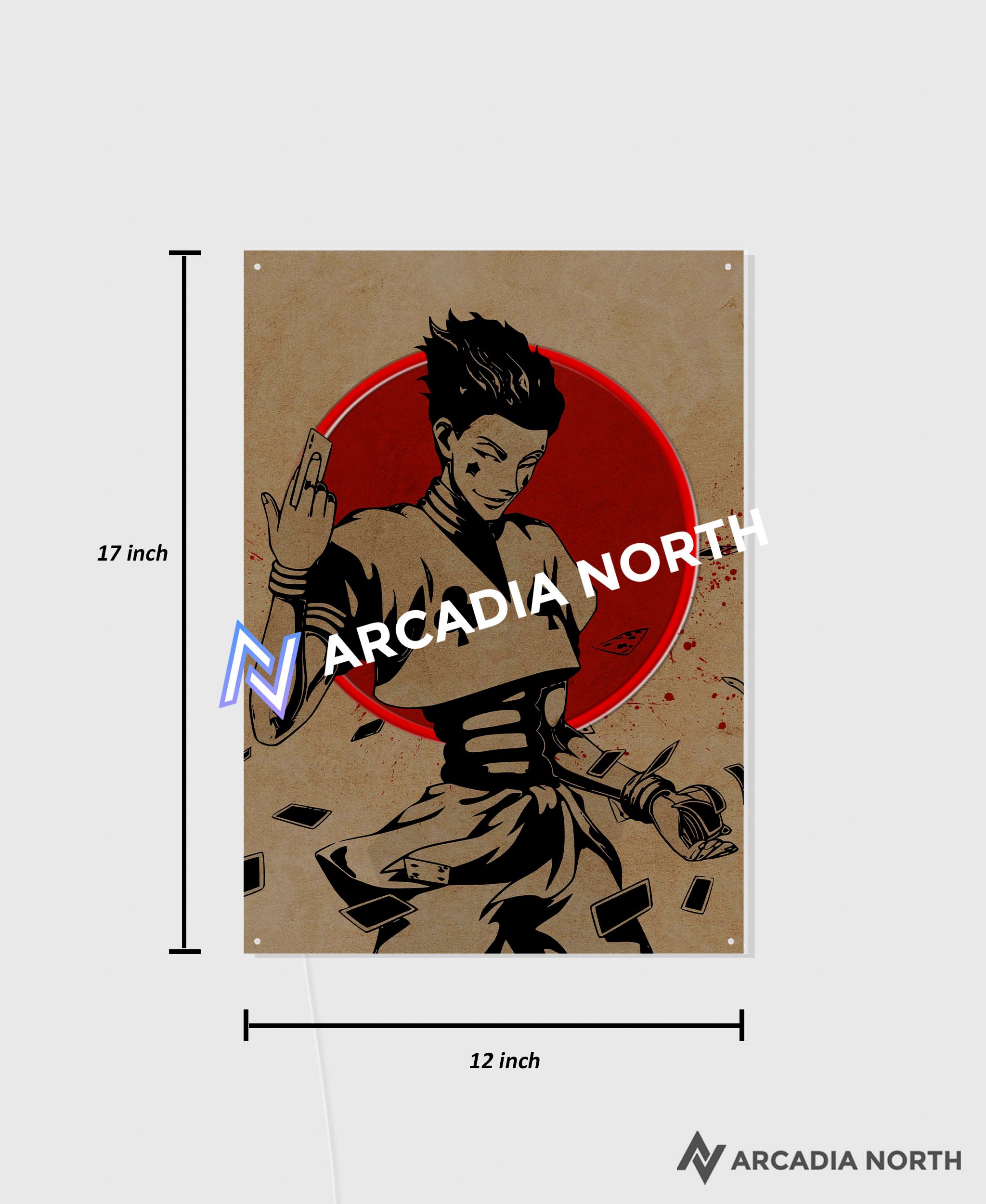 Hunter x Hunter | Hisoka Moon - AURALIGHT™ LED Poster
