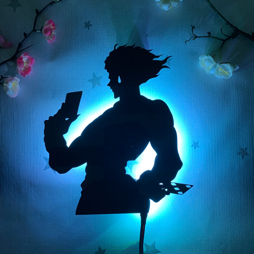 Hunter x Hunter Hisoka anime silhouette light