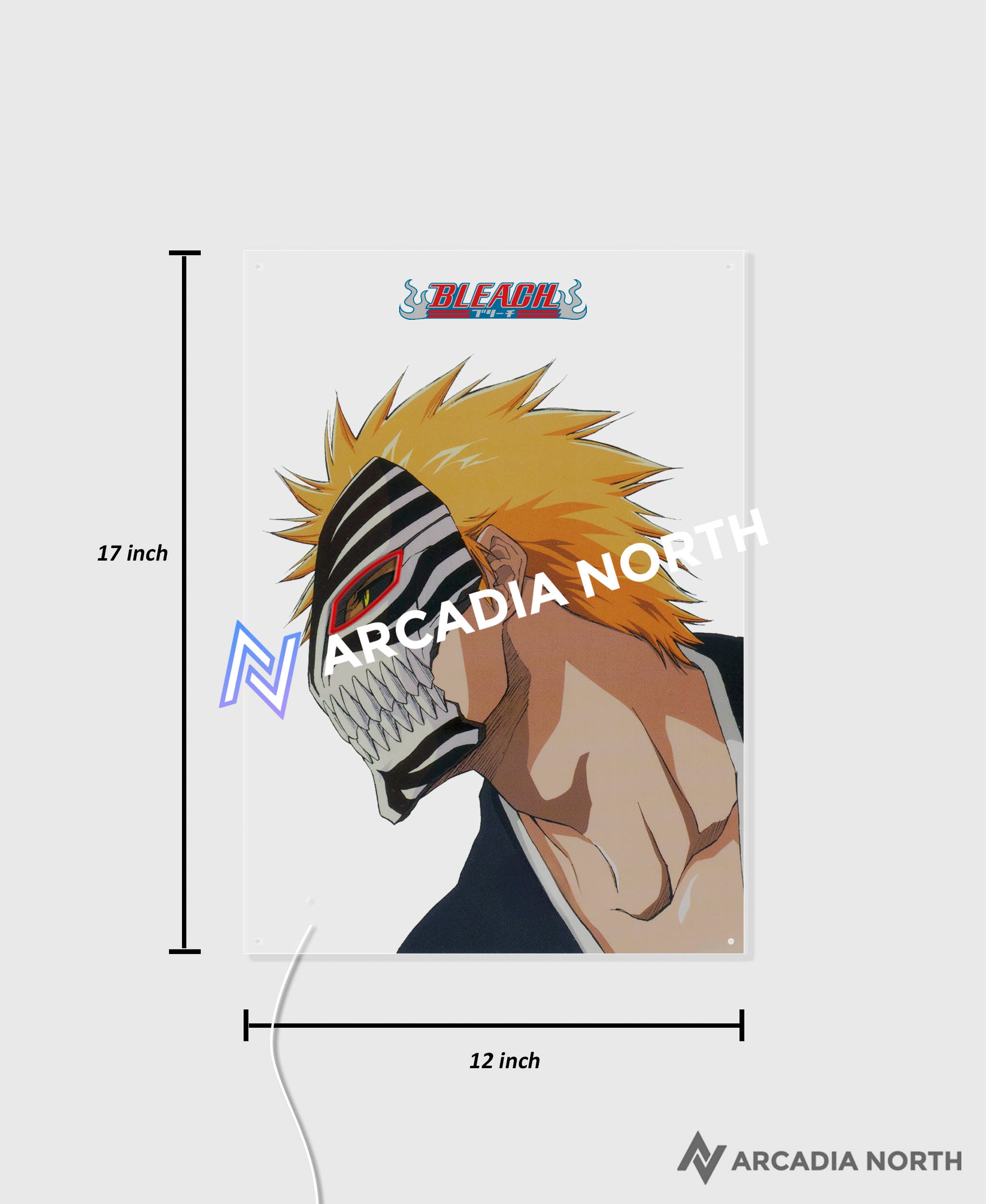 Arcadia North  Berserk - Berserk Katakana - AURALIGHT™ Acrylic Poster