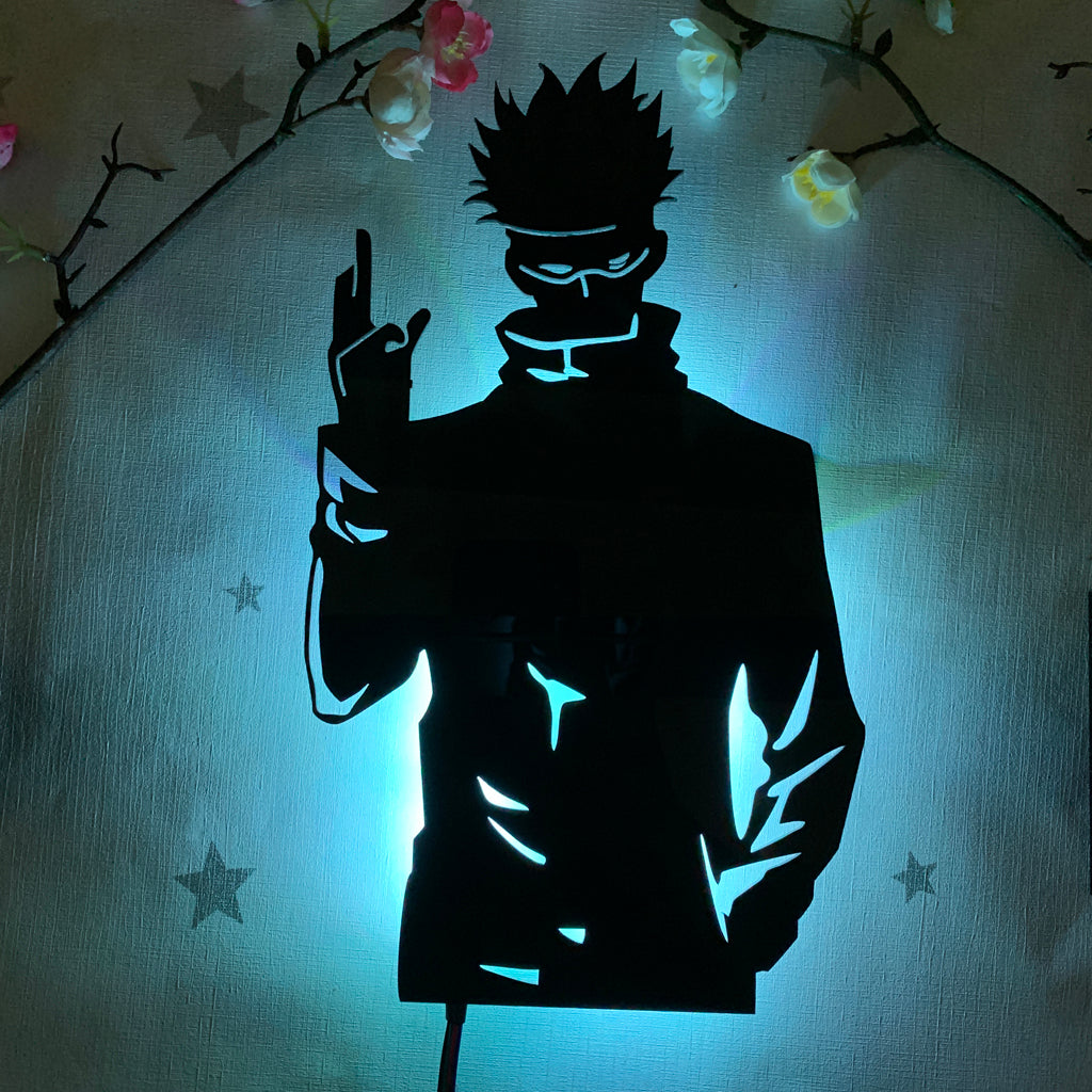 Jujutsu Kaisen Satoru Gojo anime silhouette light
