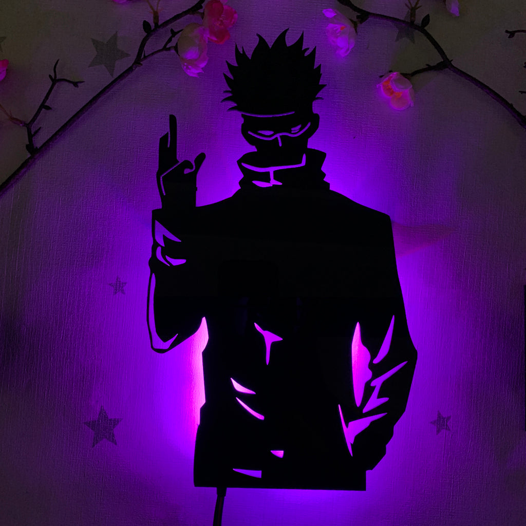 Jujutsu Kaisen Satoru Gojo anime silhouette light