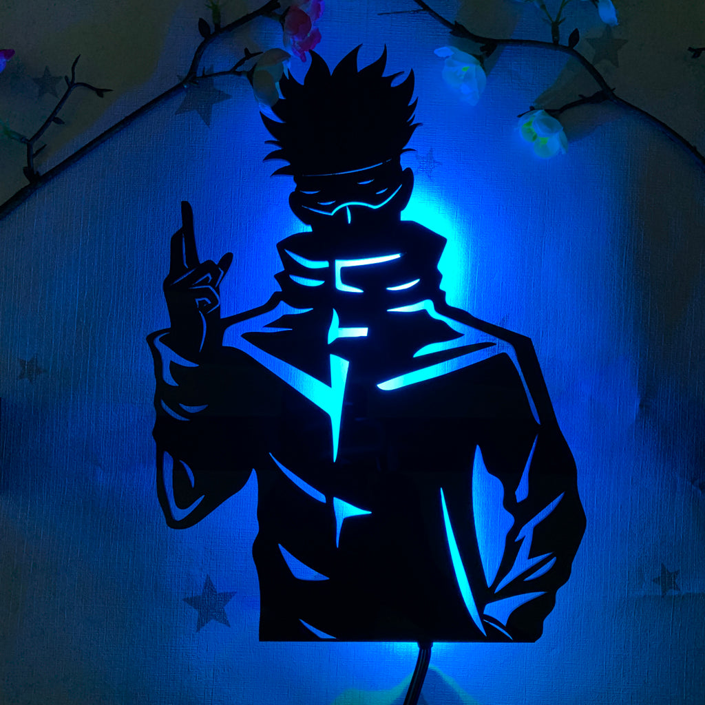 Jujutsu Kaisen Satoru Gojo anime silhouette light