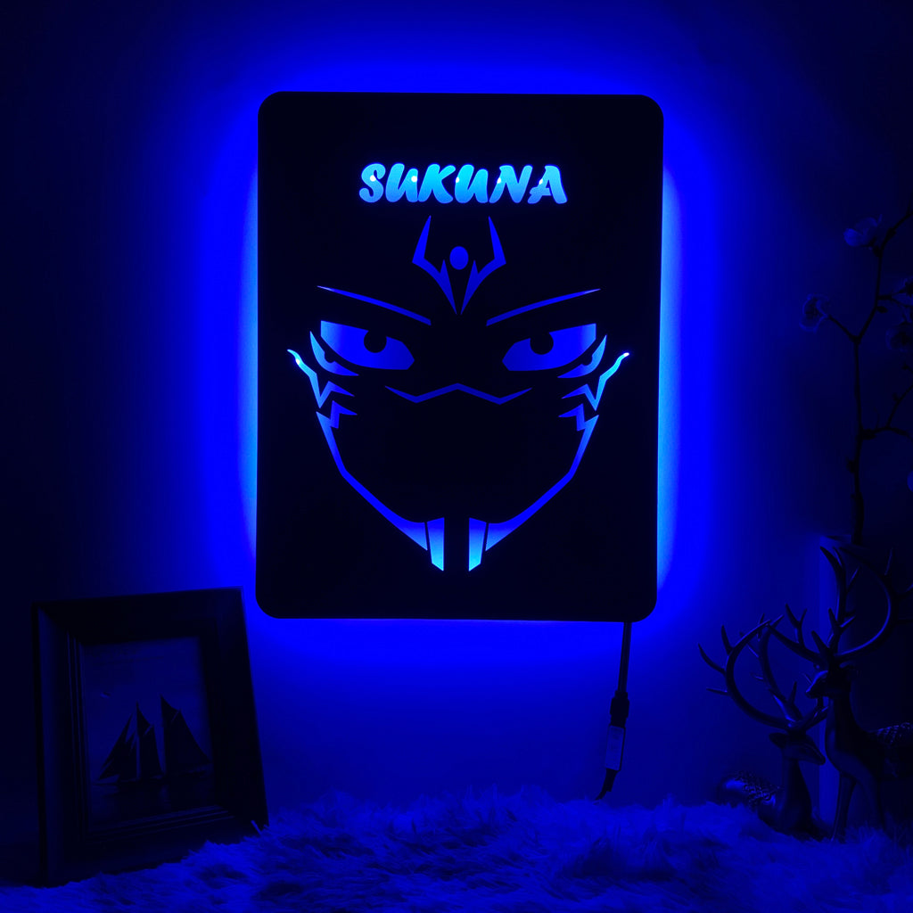 Jujutsu Kaisen Sukuna anime silhouette light
