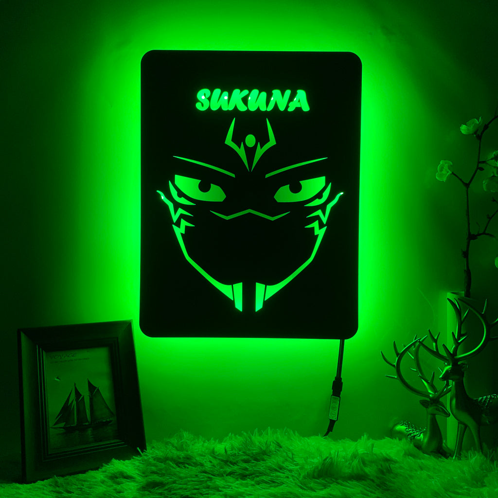Jujutsu Kaisen Sukuna anime silhouette light