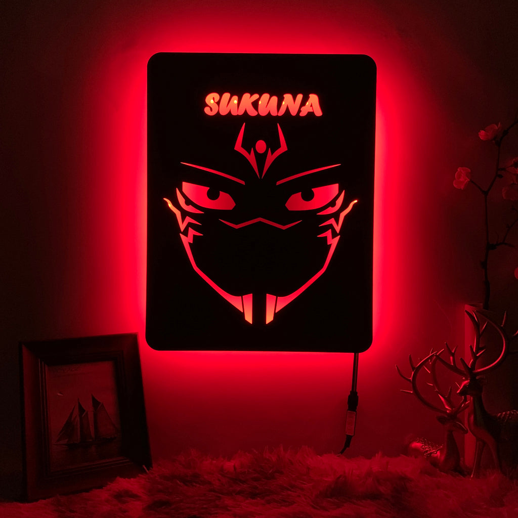 Jujutsu Kaisen Sukuna anime silhouette light