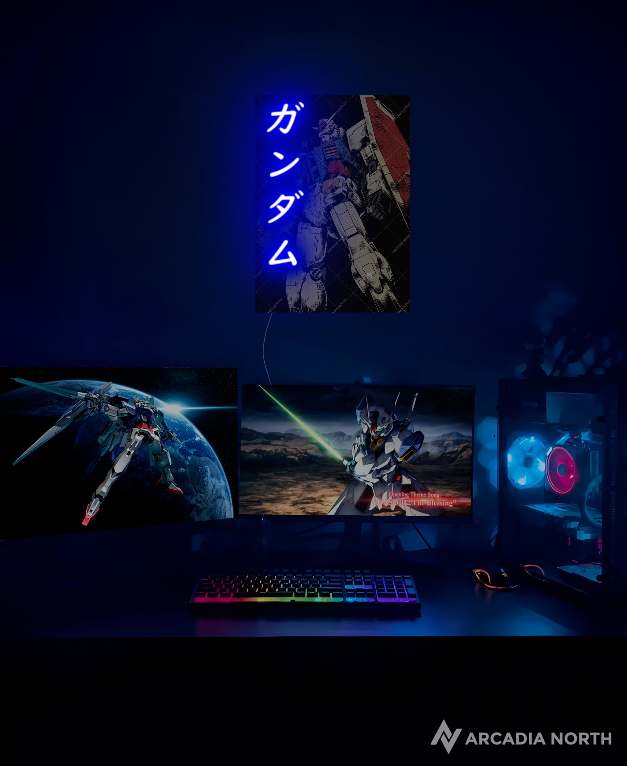 Gundam | RX-78-2 Full - AURALIGHT™ LED Poster