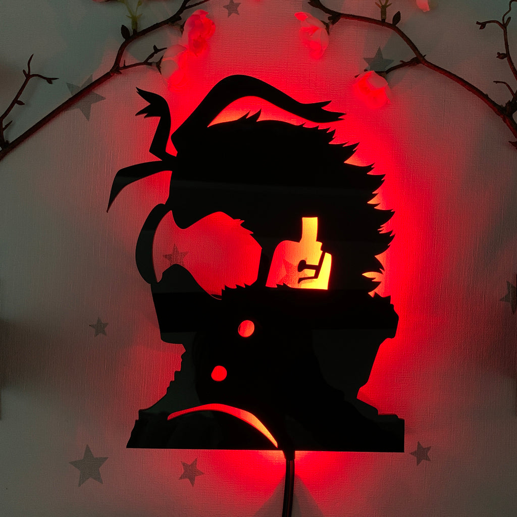 My Hero Academia Hawks anime silhouette light