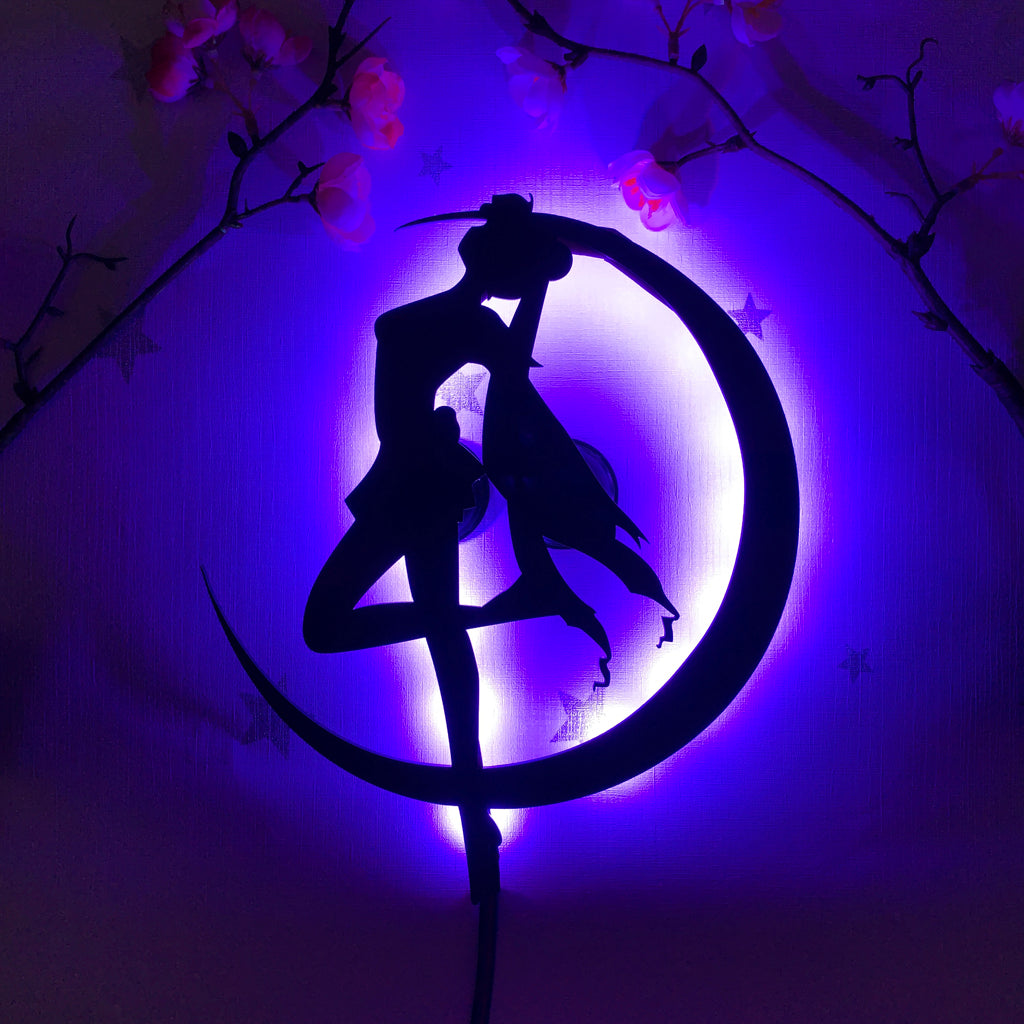 Sailor Moon Usagi Tsukino anime silhouette light