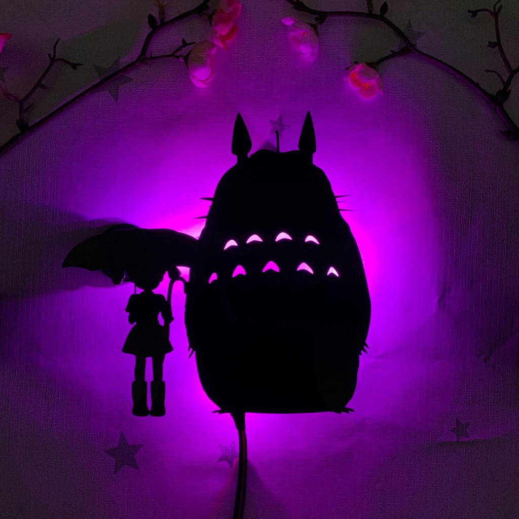 Studio Ghibli My Neighbor Totoro anime silhouette light