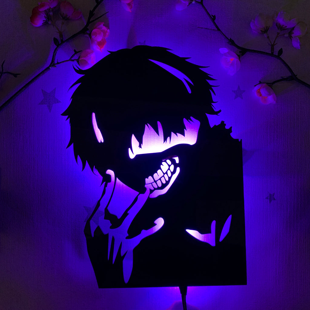 Tokyo Ghoul Ken Kaneki anime silhouette light
