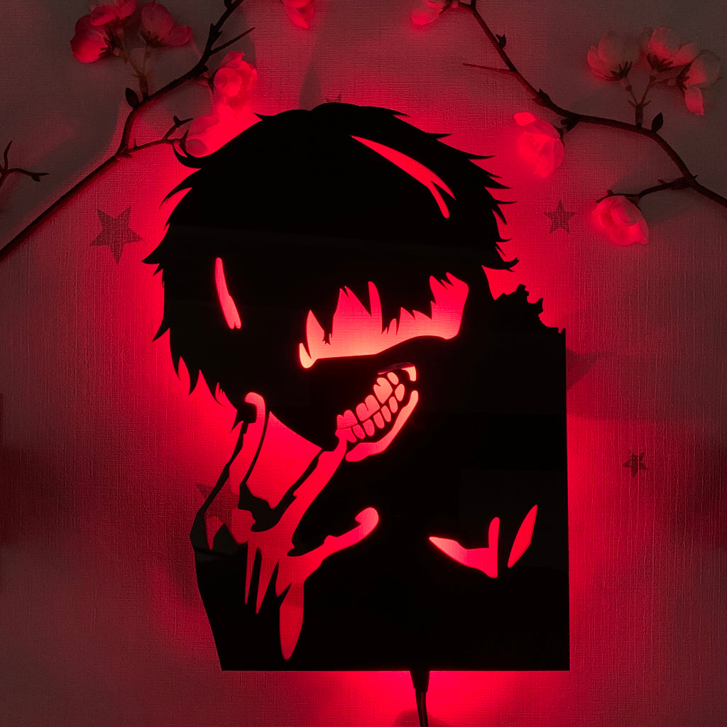 Tokyo Ghoul Ken Kaneki anime silhouette light